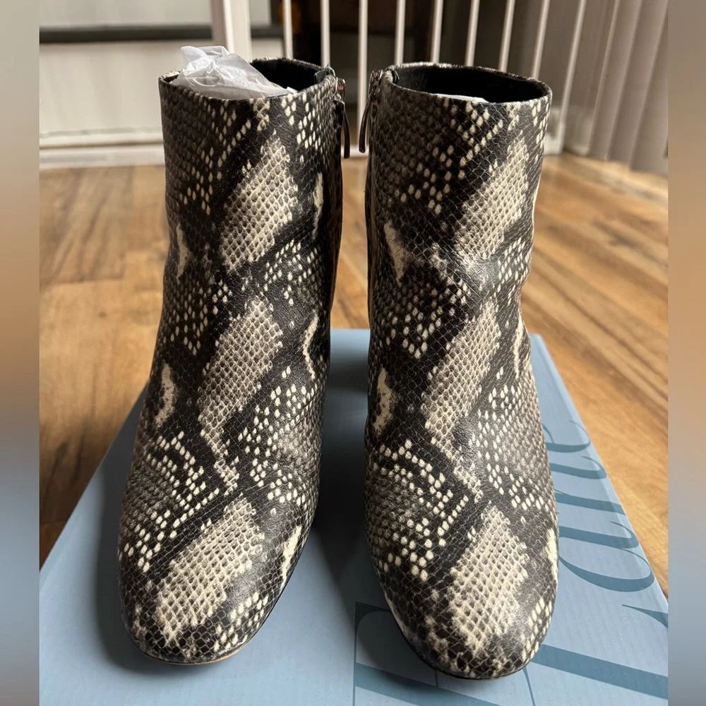 Snake Print Booties - Picture 2 of 7